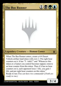 The Bus Runner #RZ04m · Magic: The Gathering