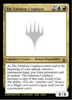 The Zabulous Cosplayer #RZ04p · Magic: The Gathering