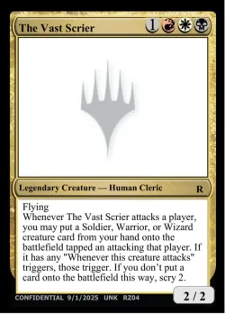 The Vast Scrier #RZ04u · Magic: The Gathering