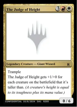 The Judge of Height #RZ05f · Magic: The Gathering