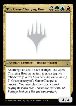 The Game-Changing Host #RZ05j · Magic: The Gathering