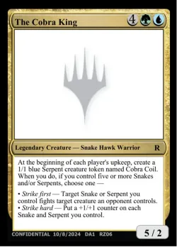 The Cobra King #RZ06 · Magic: The Gathering
