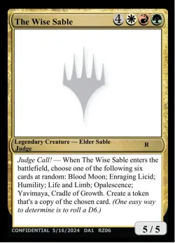 The Wise Sable #RZ06c · Magic: The Gathering