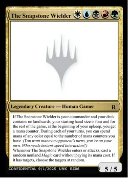 The Snapstone Wielder #RZ06h · Magic: The Gathering