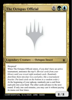 The Octopus Official #RZ08 · Magic: The Gathering