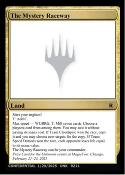 The Mystery Raceway #RZ11c · Magic: The Gathering