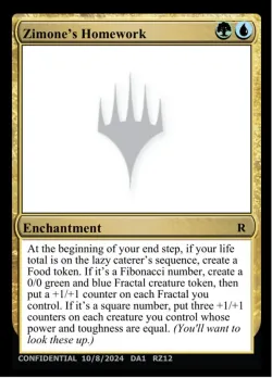 Zimone's Homework #RZ12b · Magic: The Gathering