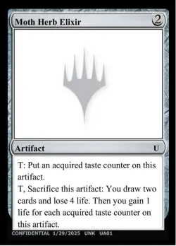 Moth Herb Elixir #UA01c · Magic: The Gathering