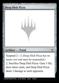 Deep Dish Pizza #UA02b · Magic: The Gathering