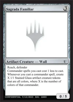 Sagrada Familiar #UA03d · Magic: The Gathering