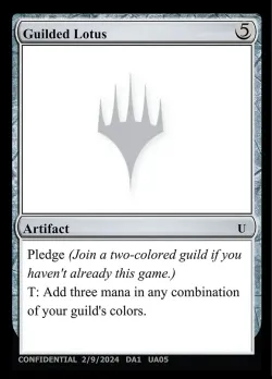 Guilded Lotus #UA05b · Magic: The Gathering