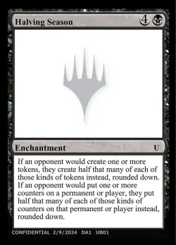 Halving Season #UB · Magic: The Gathering