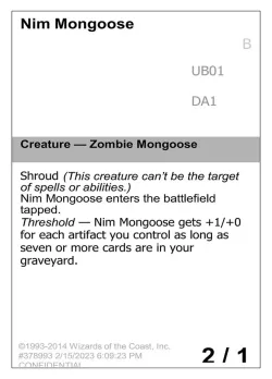 Nim Mongoose 「UNK/UB01b」「EN」