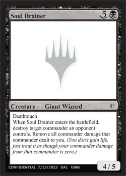 Soul Drainer #UB06 · Magic: The Gathering