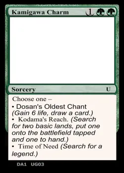 Kamigawa Charm #UG03b · Magic: The Gathering
