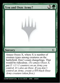 You and Ooze Army? #UG04a · Magic: The Gathering
