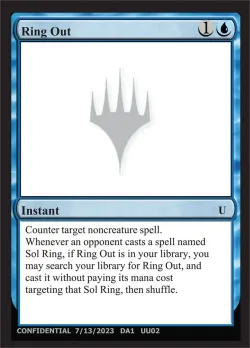 Ring Out #UU02b · Magic: The Gathering