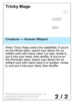 Tricky Mage #UU03 · Magic: The Gathering