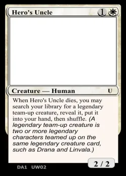 Hero's Uncle #UW02b · Magic: The Gathering