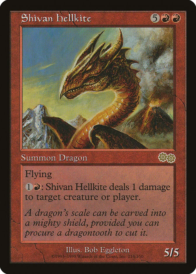 Shivan Hellkite 「USG/214」「EN」