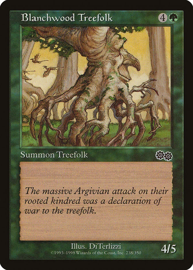 Blanchwood Treefolk 「USG/238」「EN」