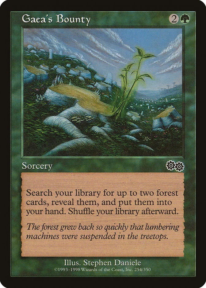 Gaea's Bounty 「USG/254」「EN」