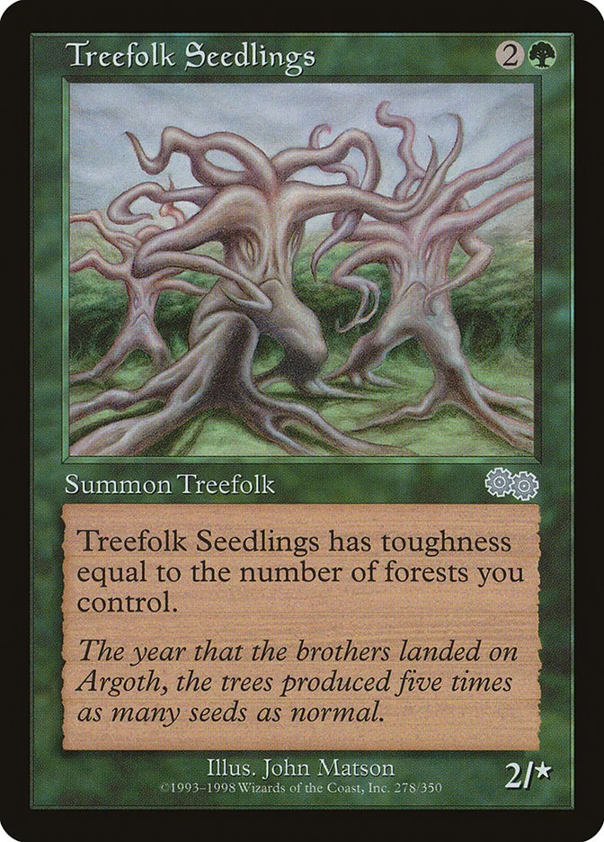 Treefolk Seedlings 「USG/278」「EN」