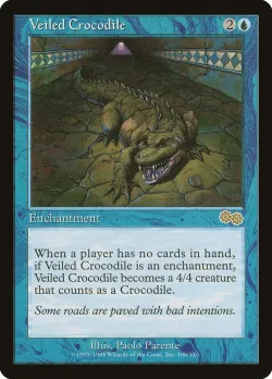 Veiled Crocodile #108 · Magic: The Gathering