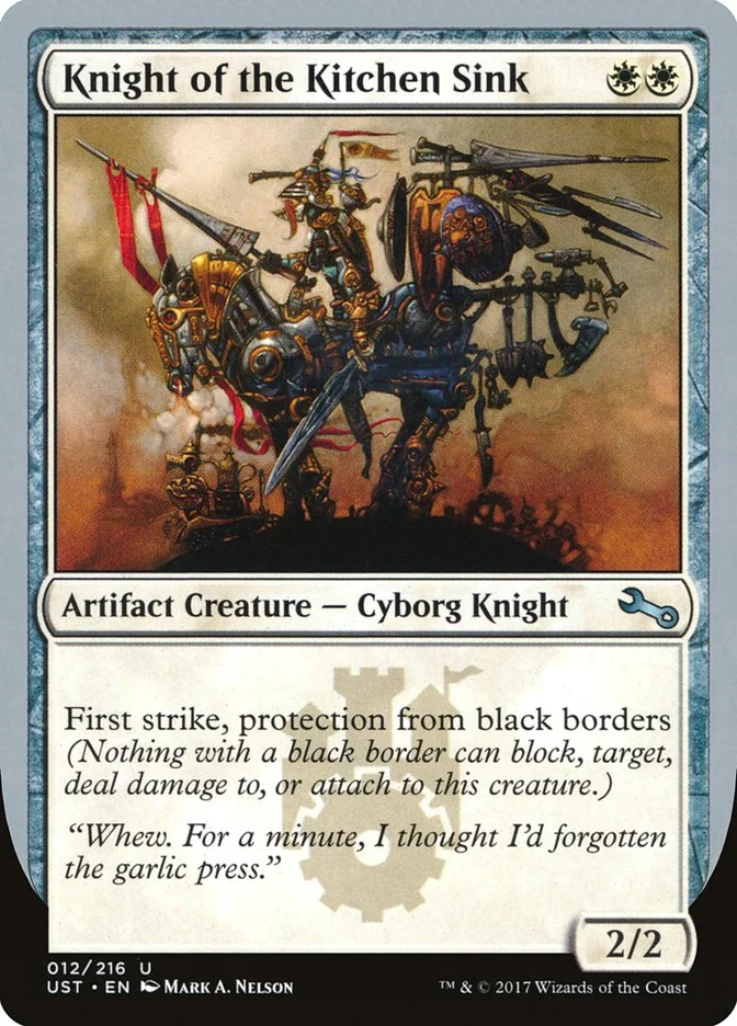 Knight of the Kitchen Sink 「UST/12a」「EN」