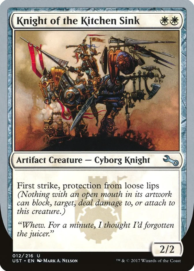 Knight of the Kitchen Sink 「UST/12c」「EN」