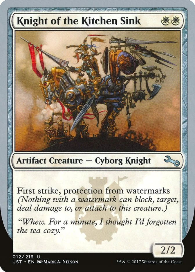 Knight of the Kitchen Sink 「UST/12f」「EN」