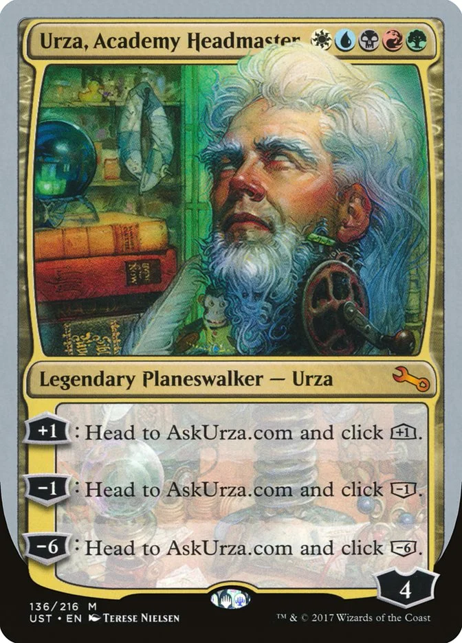 Urza, Academy Headmaster 「UST/136」「EN」