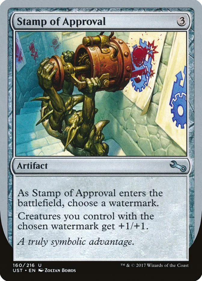 Stamp of Approval 「UST/160」「EN」