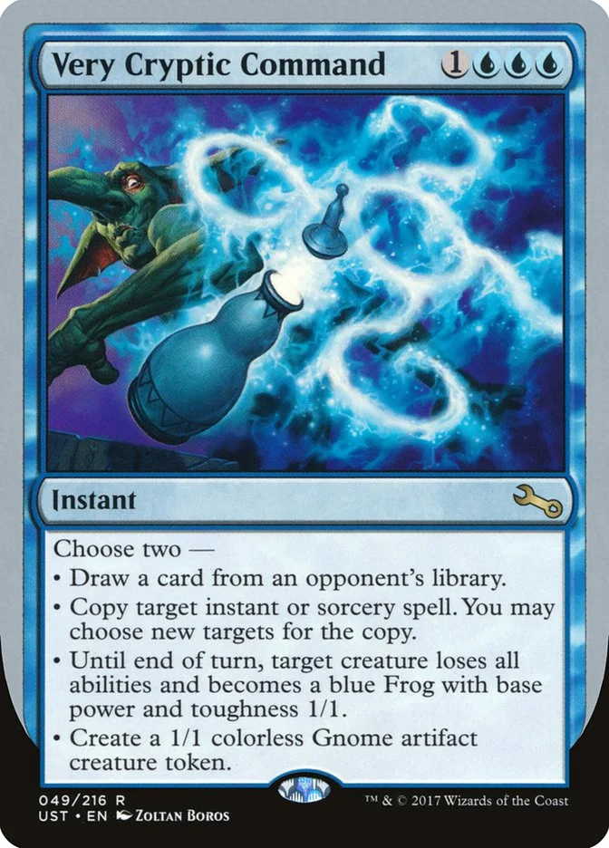 Very Cryptic Command 「UST/49c」「EN」