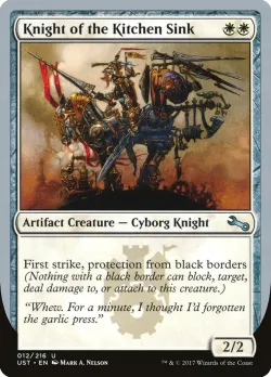 Knight of the Kitchen Sink #12a · Magic: The Gathering