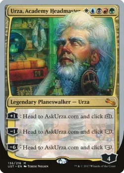 Urza, Academy Headmaster #136 · Magic: The Gathering