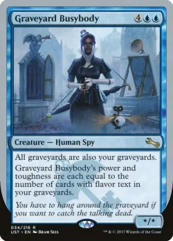 Graveyard Busybody #34 · Magic: The Gathering