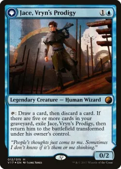 Jace, Vryn's Prodigy // Jace, Telepath Unbound 「V17/12」「EN」