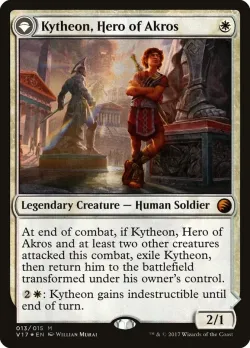 Kytheon, Hero of Akros // Gideon, Battle-Forged 「V17/13」「EN」
