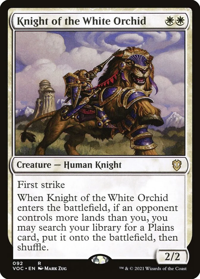 Knight of the White Orchid 「VOC/92」「EN」