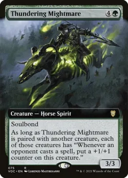 Thundering Mightmare #75 · Magic: The Gathering
