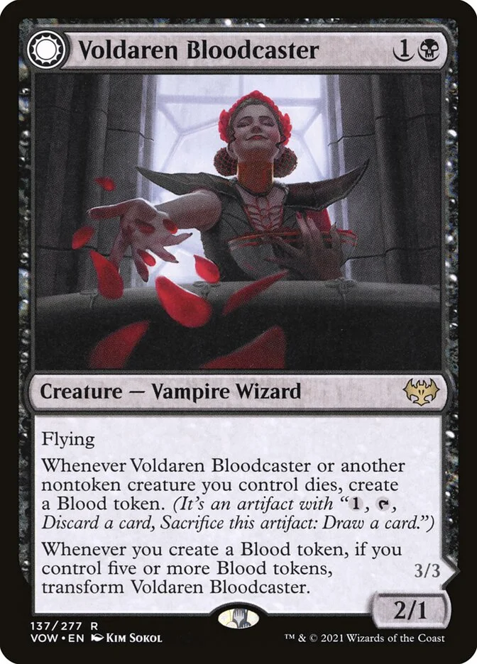 Voldaren Bloodcaster // Bloodbat Summoner 「VOW/137」「EN」