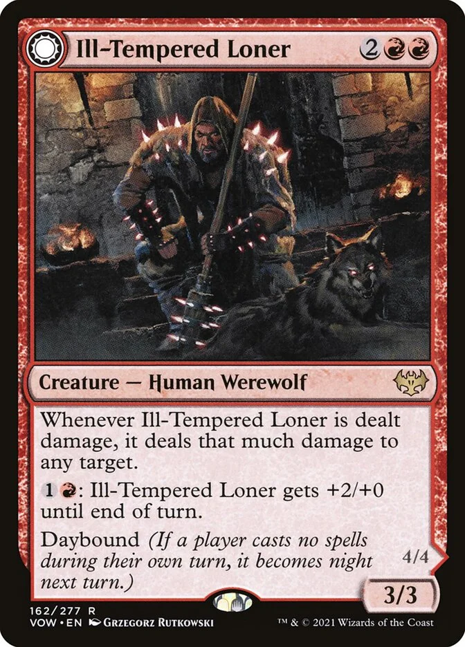 Ill-Tempered Loner // Howlpack Avenger 「VOW/162」「EN」