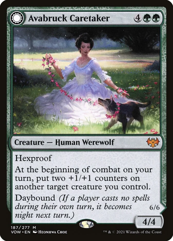 Avabruck Caretaker // Hollowhenge Huntmaster 「VOW/187」「EN」