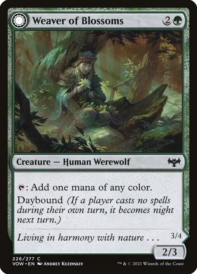 Weaver of Blossoms // Blossom-Clad Werewolf 「VOW/226」「EN」