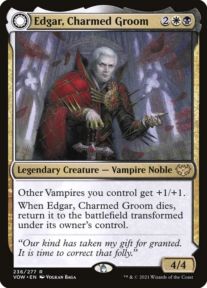 Edgar, Charmed Groom // Edgar Markov's Coffin 「VOW/236」「EN」