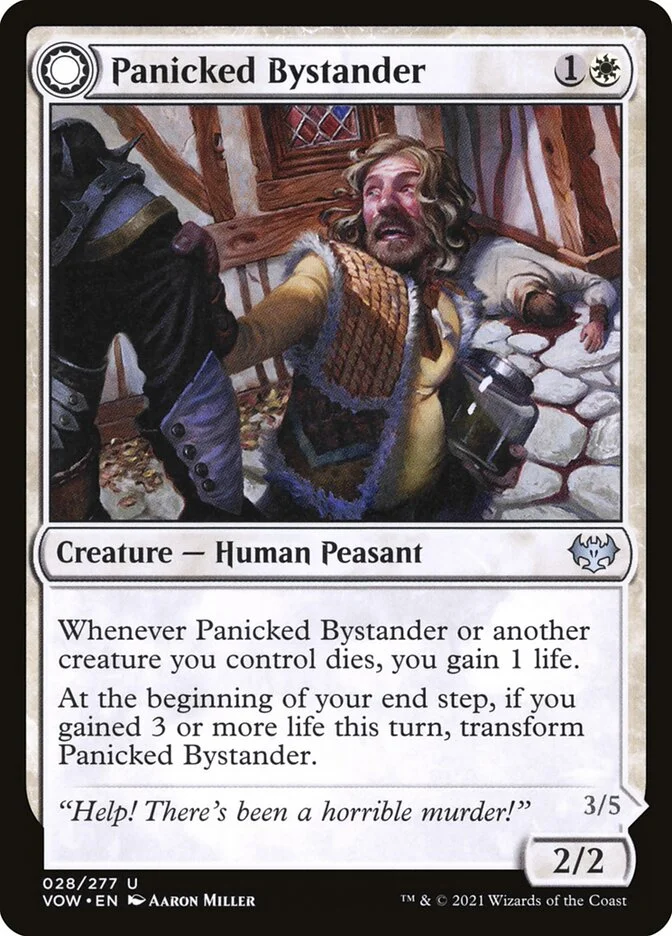 Panicked Bystander // Cackling Culprit 「VOW/28」「EN」
