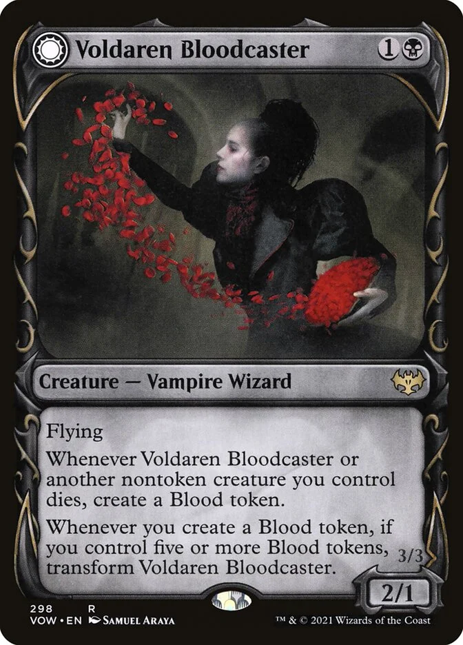 Voldaren Bloodcaster // Bloodbat Summoner 「VOW/298」「EN」