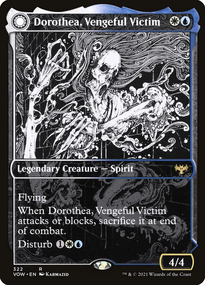 Dorothea, Vengeful Victim // Dorothea's Retribution 「VOW/322」「EN」