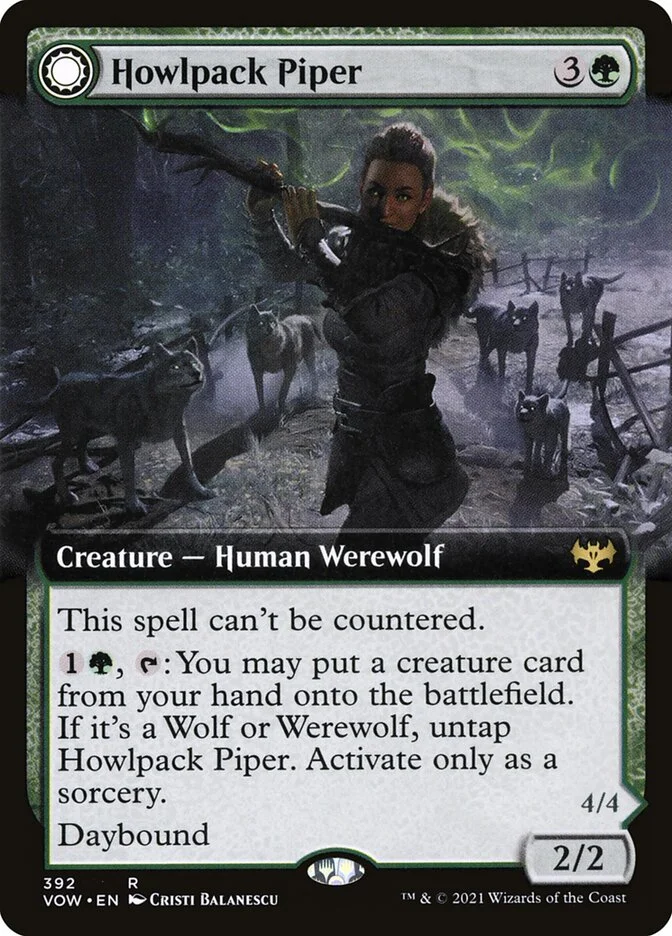 Howlpack Piper // Wildsong Howler 「VOW/392」「EN」